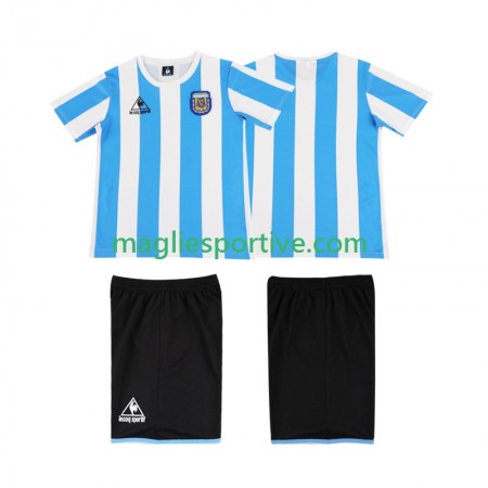 Completo Calcio Argentina Retro Bambino Divisa Prima 1986